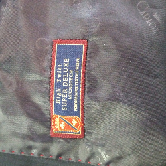 $$ Carlo Lusso 2 Piece mens suit 40/36 - Picture 4 of 8